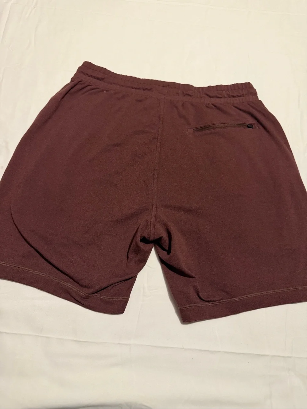 Vuori Men's Maroon Athletic Drawstring Shorts